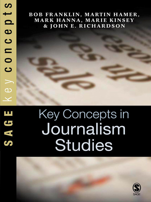 Upplýsingar um Key Concepts in Journalism Studies eftir Bob Franklin - Biðlisti